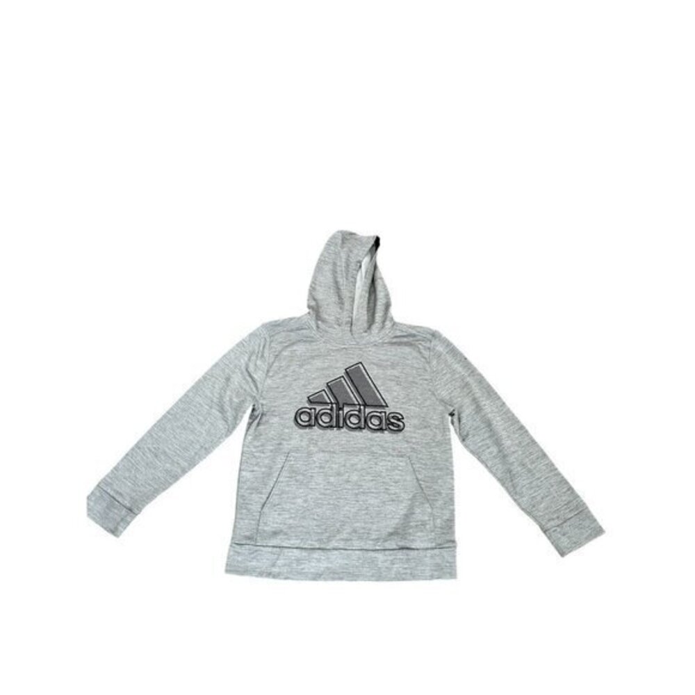 Adidas Grey Hooded Sweatshirt